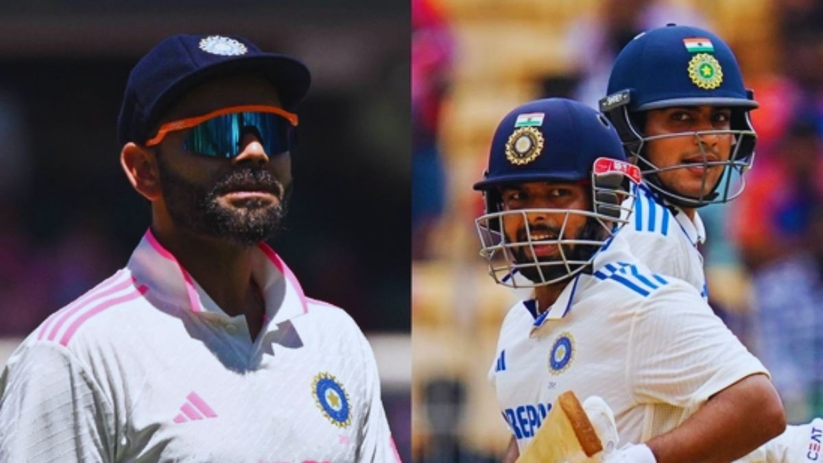 Virat Kohli, Shubman Gill, Rishabh Pant