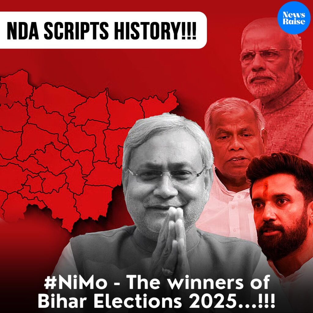 Bihar Election 2025, NDA victory Bihar, BJP JD(U) win, Nitish Kumar fifth term, Bihar election results, NDA 200 seats, Bihar political analysis, NiMo narrative, Amit Shah statement, BJP Bihar performance, Mahagathbandhan defeat, RJD Congress results Bihar, Chirag Paswan LJP, Bihar voter turnout, ECI Bihar elections, Bihar politics 2025, Narendra Modi Bihar victory, NDA landslide win, Bihar assembly results, Bihar voting trends