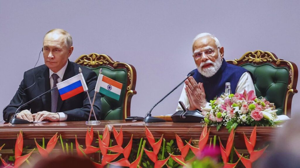 India Russia summit, Modi Putin meeting, India Russia relations, Kudankulam nuclear plant, India Russia defence cooperation, INSTC, Chennai Vladivostok corridor, Northern Sea Route, Russia India trade, India Russia Arctic cooperation, Putin India visit, India Russia partnership, Make in India defence, nuclear energy cooperation, India Russia strategic ties