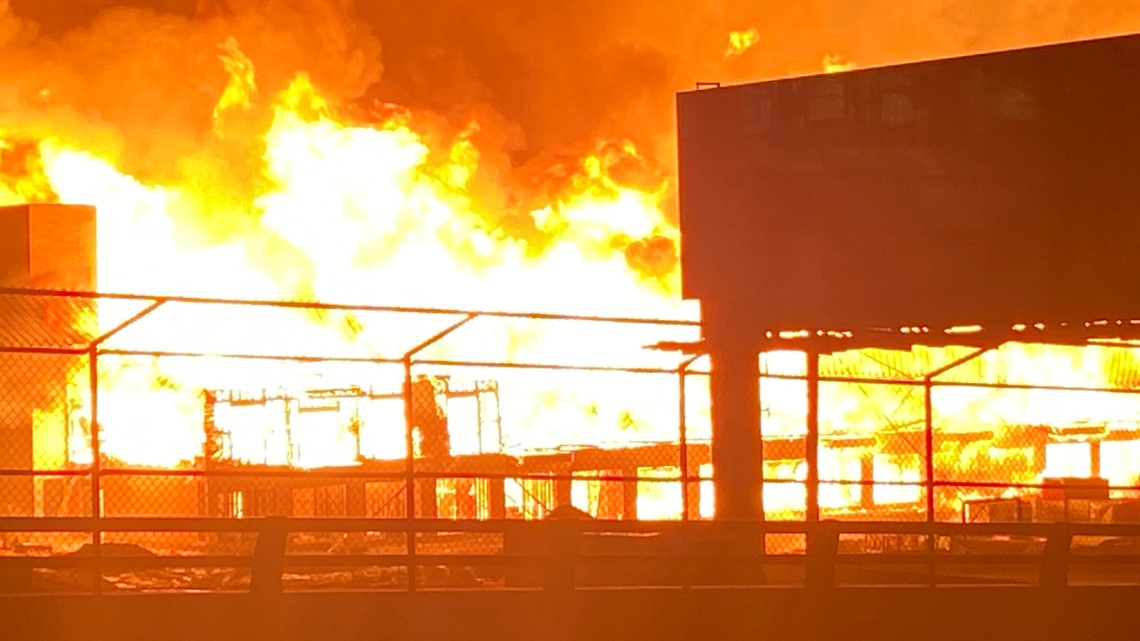 Massive Fire Near Downtown Phoenix