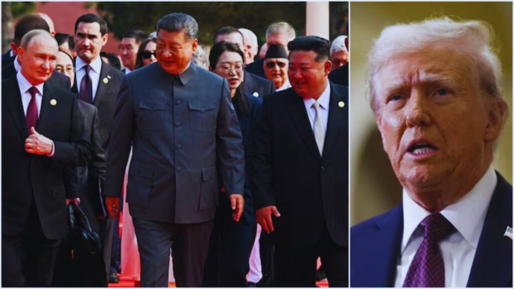 Vladimir Putin, Xi Jinping, Kim Jong Un, Donald Trump, Narendra Modi
