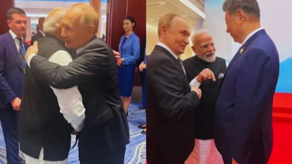Vladimir Putin, Xi Jinping, Narendra Modi, India, China, SCO