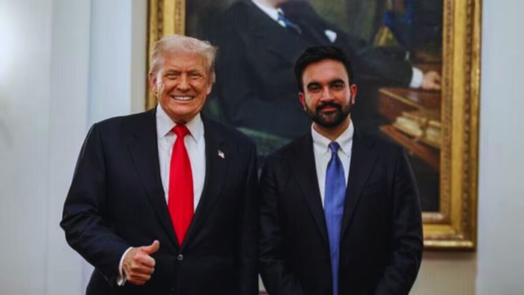 Trump Mamdani meeting, Zohran Mamdani news, Donald Trump White House meeting, NYC Mayor-elect Mamdani, Trump political truce, Mamdani Oval Office, Trump praises Mamdani, New York mayor-elect controversy, US politics news, Trump Mamdani feud, White House press briefing, Trump bipartisan tone