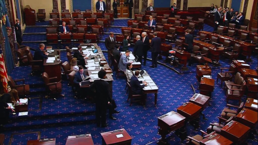 Senate funding bill, U.S. government shutdown, Senate Democrats join Republicans, Affordable Care Act subsidies, ACA extension, federal government reopens, longest U.S. shutdown, Chuck Schumer, Mike Johnson, Donald Trump statement, House funding vote, government funding deal, Senate bipartisan vote, Washington shutdown news, Rand Paul vote, U.S. Congress funding bill, federal workers back pay, U.S. Capitol negotiations, government reopening bill