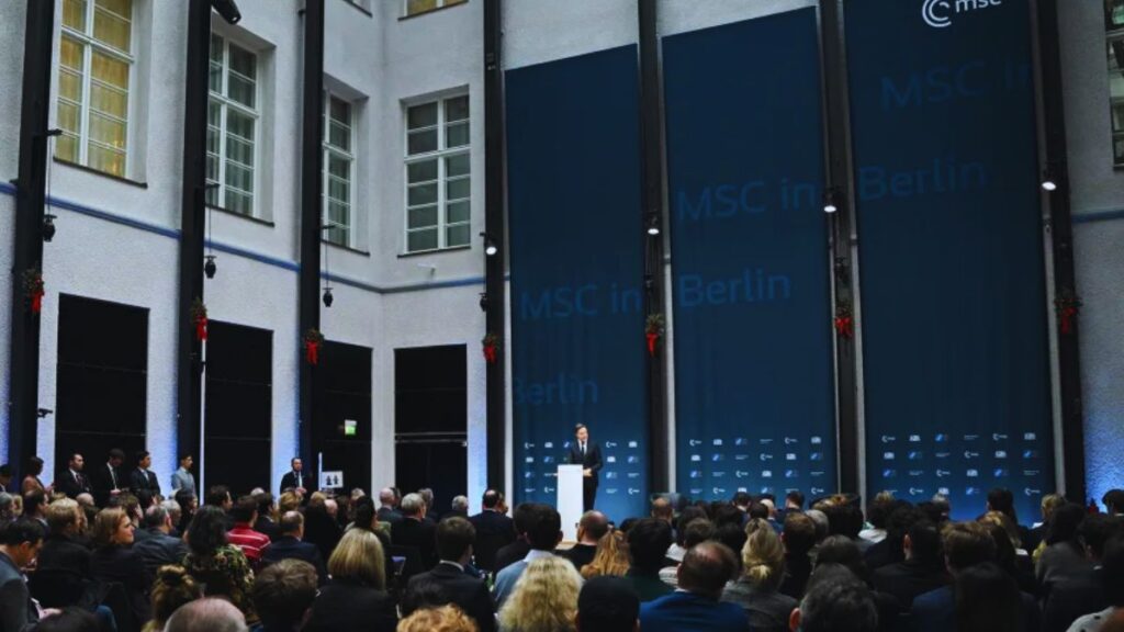NATO Russia threat, Mark Rutte NATO speech, NATO defense spending 5 percent, Russia Ukraine war update, European security warning, Munich Security Conference NATO, US Europe security ties, NATO minimum spending target, Russia aggression NATO response, Ukraine security guarantees, transatlantic defense cooperation, Russian military threat Europe